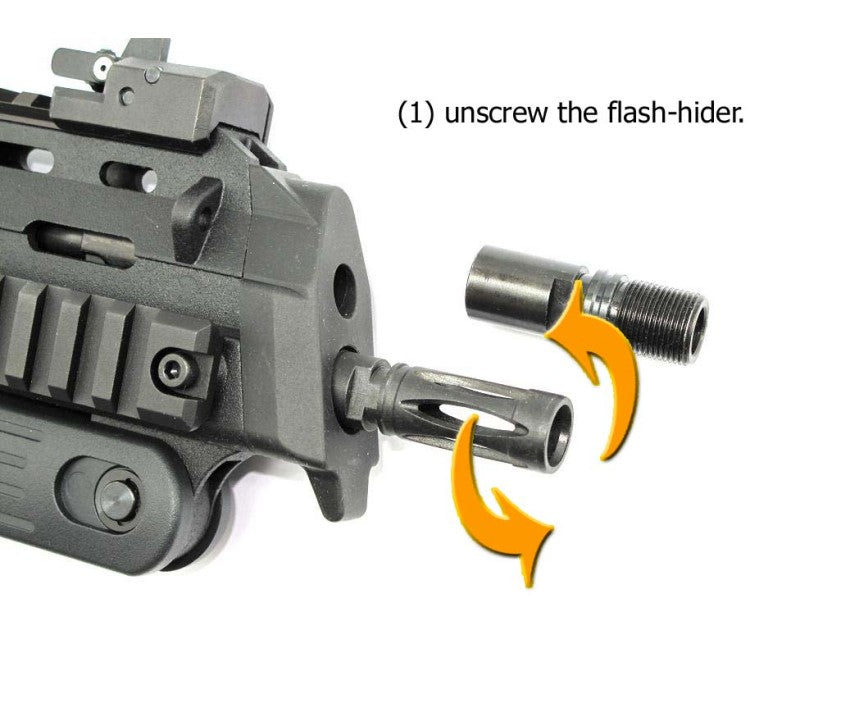 MP7（KSC、Umarex 'KWA'、Umarex 'VFC 2014'）筒適配器，- M14