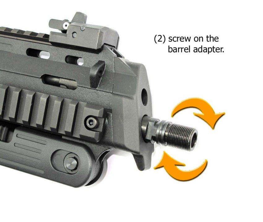 MP7（KSC、Umarex 'KWA'、Umarex 'VFC 2014'）筒適配器，- M14