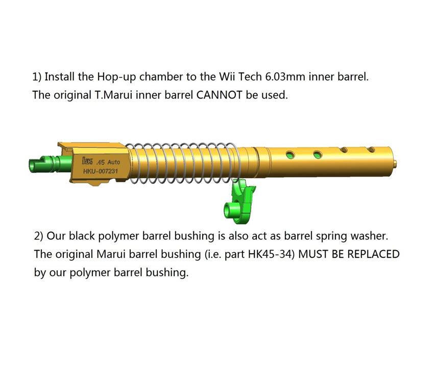 HK45 (T.Marui) CNC John's Comp set