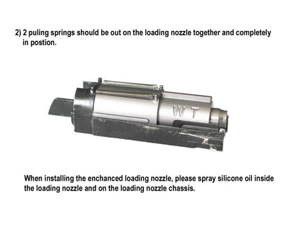 93R-II (KSC-System 7) CNC 6063 Aluminium Enhanced Loading Nozzle (Japan version)