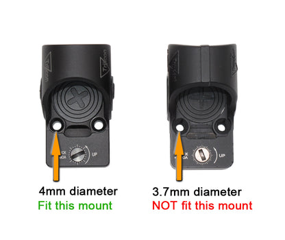 Glock 17 Gen4, 17, 19, 34 (T.Marui, WE) CNC Aluminium SRO Mount