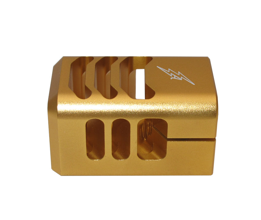 Glock (T.Marui) CNC Aluminium 3-Cut A-style Comp Gold