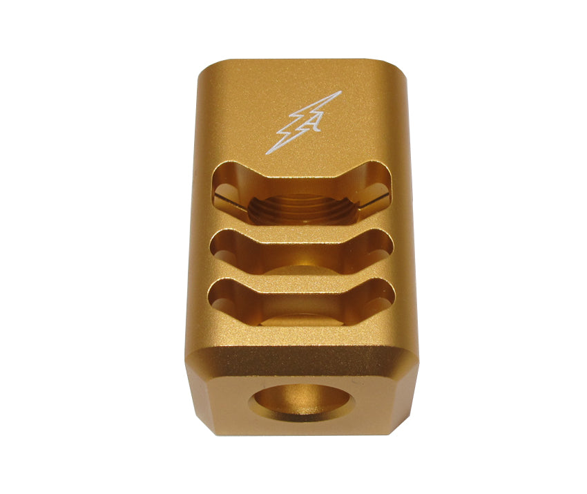 Glock (T.Marui) CNC Aluminium 3-Cut A-style Comp Gold