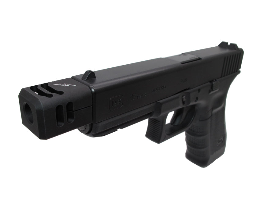 Glock (T.Marui) CNC Aluminium 2-Cut A-style Comp Black