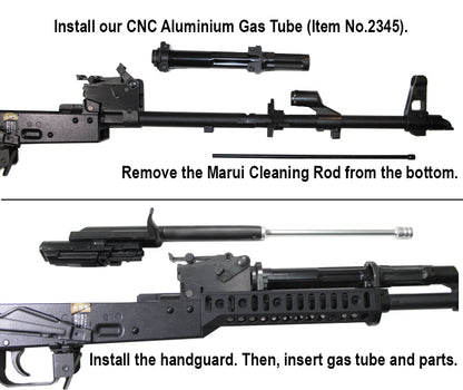 AKM (T.Marui GBB) CNC 6061 Aluminium B-10L (2022) Rail