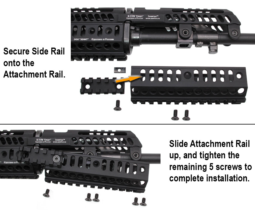 AKM (T.Marui GBB) CNC 6061 Aluminium A-4 kit for B-10U