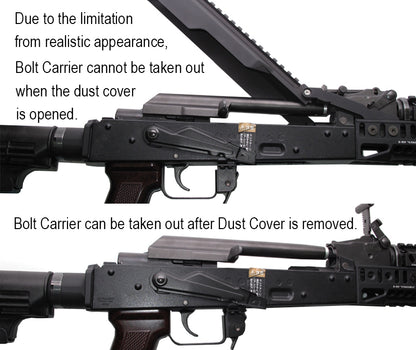 AKM (T.Marui GBB) CNC 6061 Aluminium B-33 (2022) Rail Cover