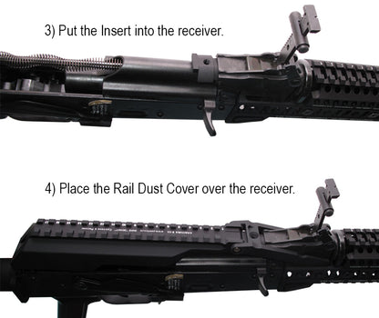 AKM (T.Marui GBB) CNC 6061 Aluminium B-33 (2022) Rail Cover