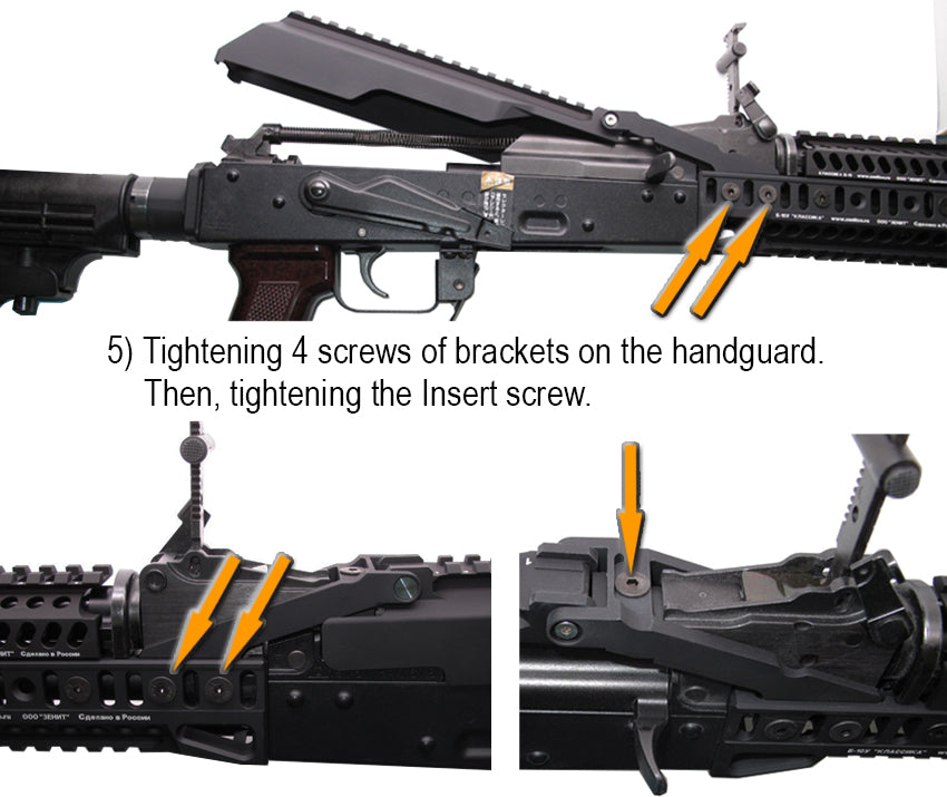 AKM (T.Marui GBB) CNC 6061 Aluminium B-33 (2022) Rail Cover