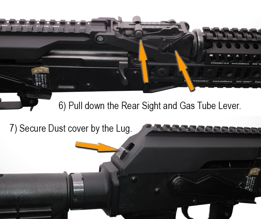 AKM (T.Marui GBB) CNC 6061 Aluminium B-33 (2022) Rail Cover