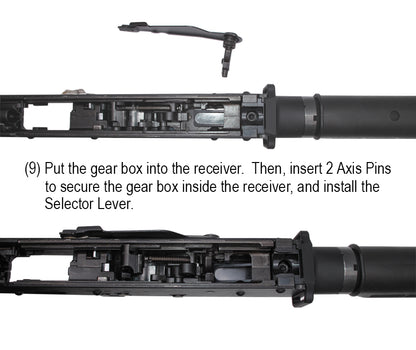 AKM (T.Marui GBB) CNC Steel & Aluminium QD Stock Adapter and Tube