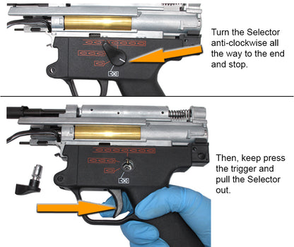 MP5（Marui Next Gen）CNC 鋁製跳躍室和鋼製氣密噴嘴