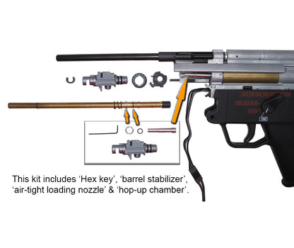 MP5（Marui Next Gen）CNC 鋁製跳躍室和鋼製氣密噴嘴