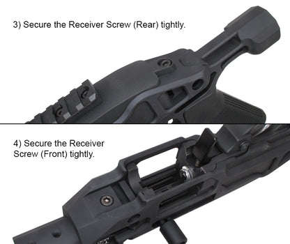 KC02 (KJ) CNC 6061 Aluminium Receiver T-22 MOD0