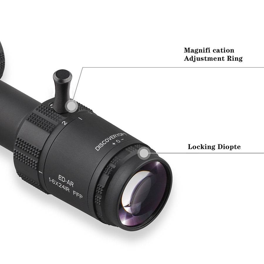 Discoveryopt  ED-AR 1-6X24IR FFP Rifle Scopes