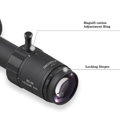 Discoveryopt  ED-AR 1-6X24IR FFP Rifle Scopes