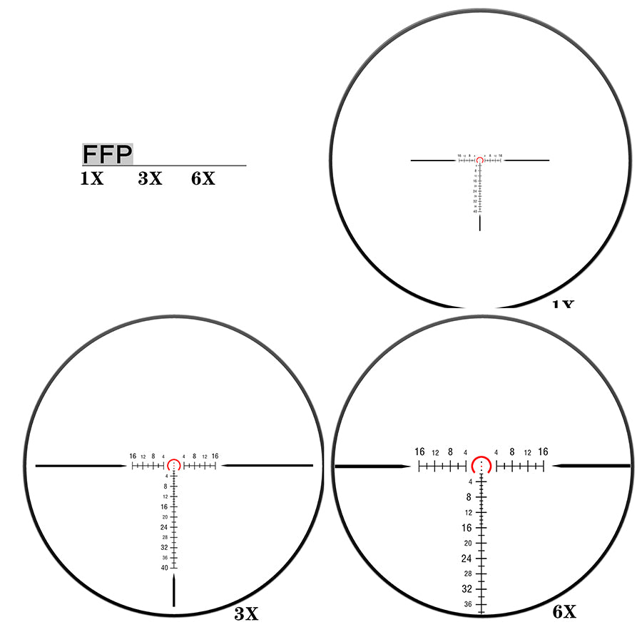 Discoveryopt  ED-AR 1-6X24IR FFP Rifle Scopes